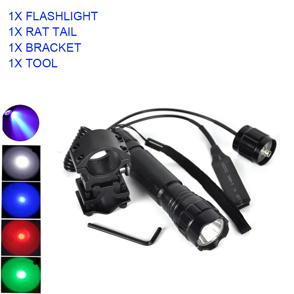 Ultrafire 501B XPE-Q5 multi-color LED tactical flashlight pressure switch torch led 18650 flashlight lantern led luz flash light 201207, Blue
Ultrafire 501B XPE-Q5 multi-color LED tactical flashlight pressure switch torch led 18650 flashlight lantern led luz flash light 201207, Blue