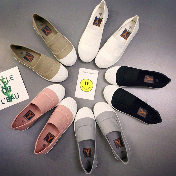 Women's Casual Fashion New Soft Bottom White Shoes Solid Color Shallow Shoes Canvas Shoes Gilrs Sneakers Generation #yH2w
Women's Casual Fashion New Soft Bottom White Shoes Solid Color Shallow Shoes Canvas Shoes Gilrs Sneakers Generation #yH2w
