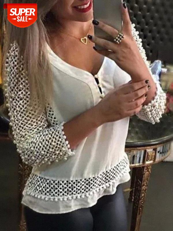 V Neck Womens Long Sleeve Loose Casual Shirt Summer Chiffon Tops T-Shirt #cB56, White
V Neck Womens Long Sleeve Loose Casual Shirt Summer Chiffon Tops T-Shirt #cB56, White