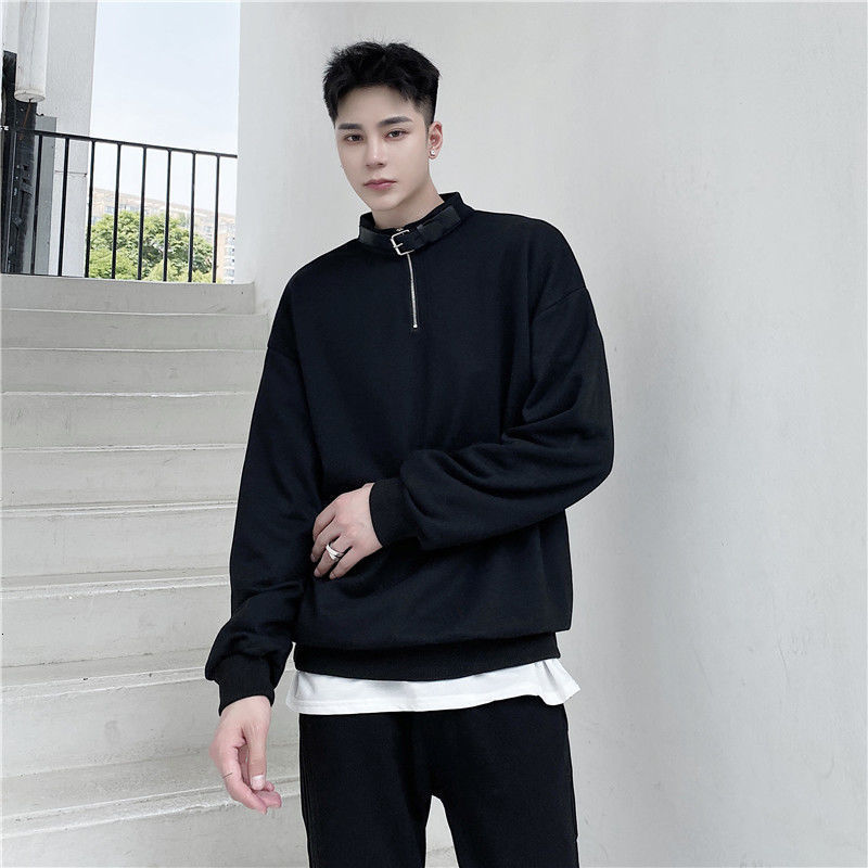 Autumn 2021 New Hoodies Cumbersome Retro Male Seam Tops Solid White Free JV86, Black
Autumn 2021 New Hoodies Cumbersome Retro Male Seam Tops Solid White Free JV86, Black
