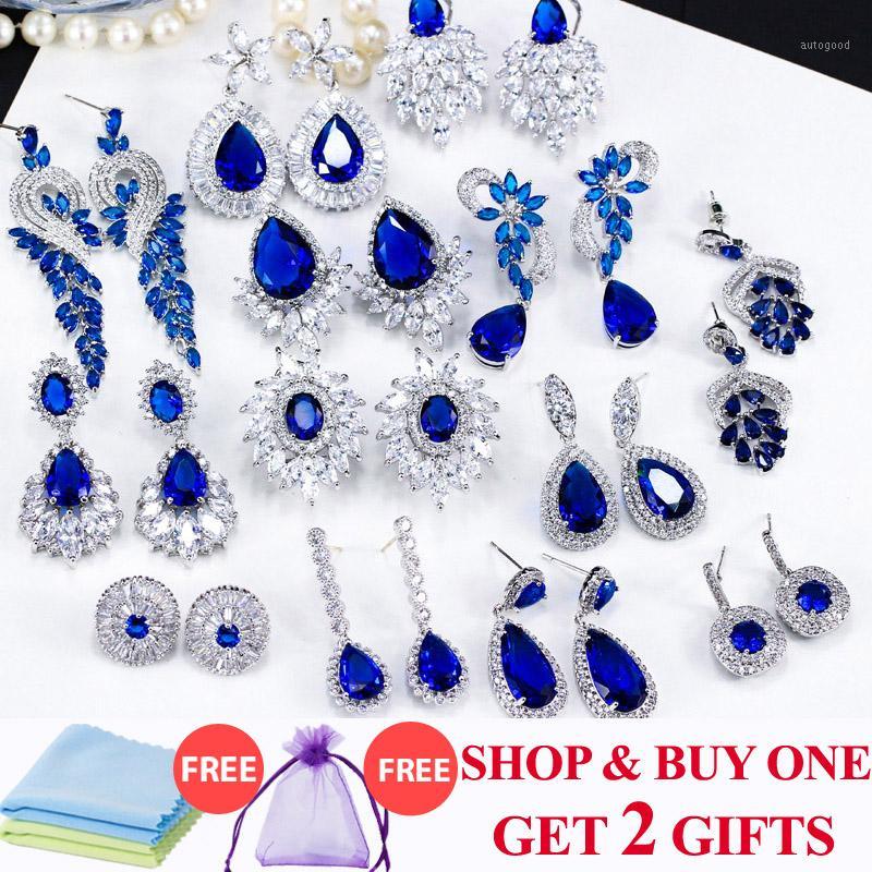 Dangle & Chandelier ThreeGraces Noble Big Cubic Zirconia Dark Blue Crystal Earring For Women Statement Round Flower Teardrop Earrings ER0111
Dangle & Chandelier ThreeGraces Noble Big Cubic Zirconia Dark Blue Crystal Earring For Women Statement Round Flower Teardrop Earrings ER0111