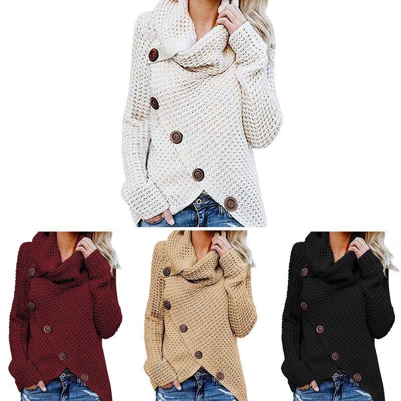 2019 Autumn Winter Turtleneck Sweater Thin Warm Knitwear Pullover Female Knitted Sweater Jumper Women Sweater Female T200101