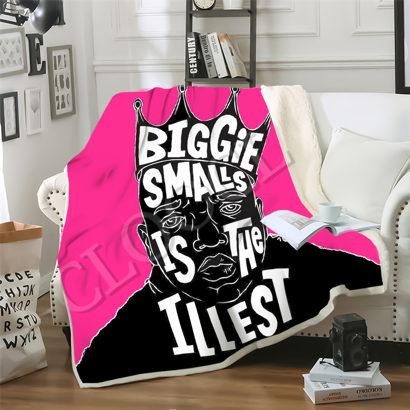 CLOOCL Factory Wholesale Rapper Biggie Smalls Blankets 3D Print Fashion Double Layer Sherpa Blanket on Bed Home Textiles Dreamlike Style
CLOOCL Factory Wholesale Rapper Biggie Smalls Blankets 3D Print Fashion Double Layer Sherpa Blanket on Bed Home Textiles Dreamlike Style