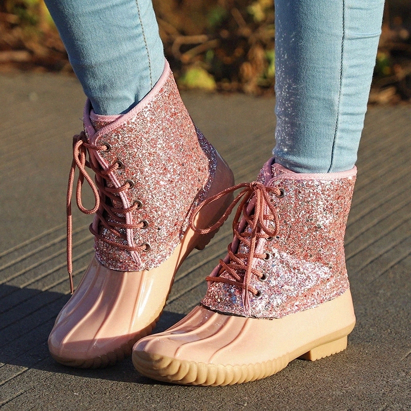 Winter Autumn Boots Women Booties Woman Fashion Shoes Female Thick Heels Lace-up Sequin Shoes botas mujer invierno 2019 #iU2T, Black
Winter Autumn Boots Women Booties Woman Fashion Shoes Female Thick Heels Lace-up Sequin Shoes botas mujer invierno 2019 #iU2T, Black