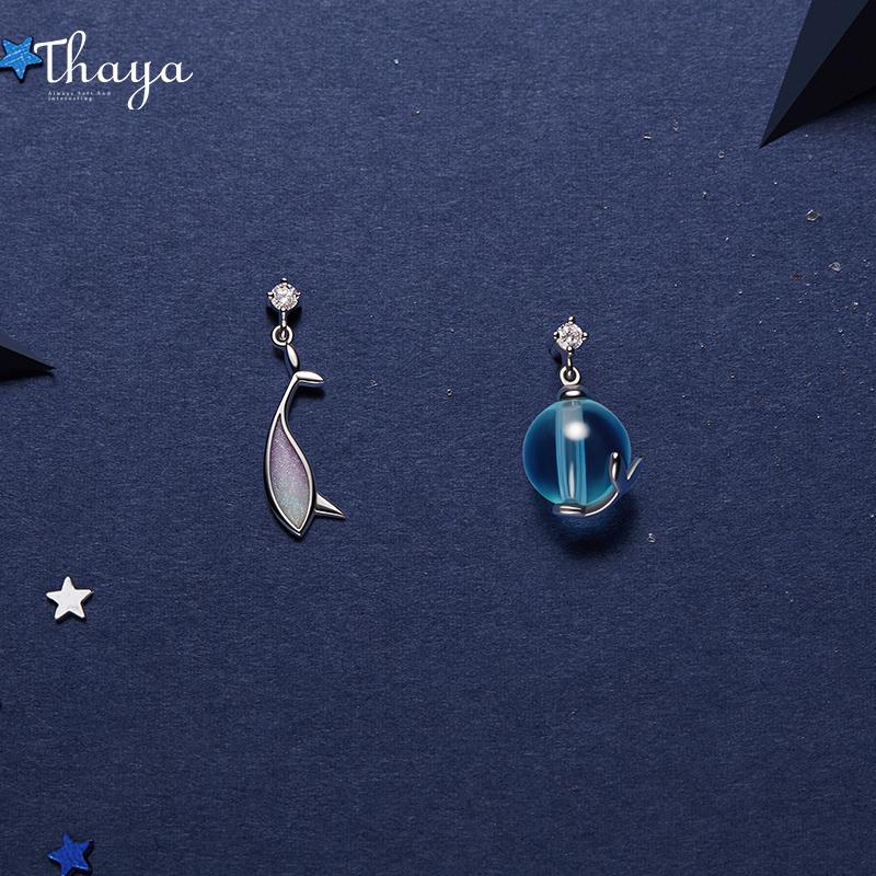 Thaya Design Silver Color Narwhal Stud Earrings Silver Platinum High Quality For Women Midsummer Night Dream Fine Jewelry
Thaya Design Silver Color Narwhal Stud Earrings Silver Platinum High Quality For Women Midsummer Night Dream Fine Jewelry