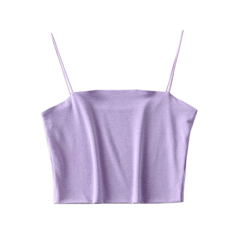 Tangada women sexy strehy camis crop top spaghetti strap sleeveless backless short shirts female casual solid tops 2B01 Y200701, Purple
Tangada women sexy strehy camis crop top spaghetti strap sleeveless backless short shirts female casual solid tops 2B01 Y200701, Purple