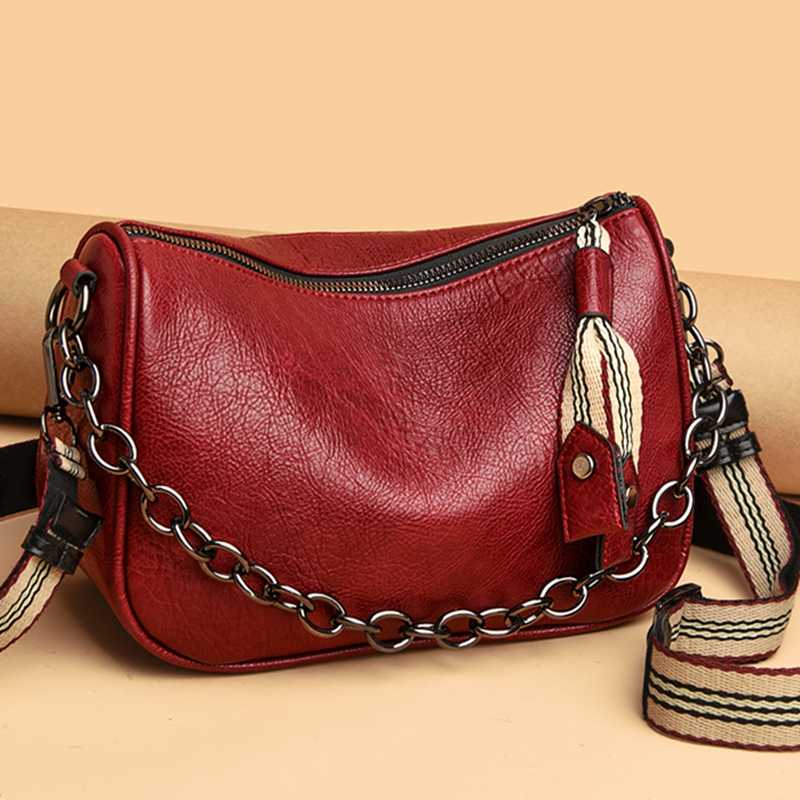 Fashion Luxury Soft Pu Leather Women Shoulder Bags Designer Chain Ladies Handbags Women bag High Quality Lady Messenger Tote Bag, Black
Fashion Luxury Soft Pu Leather Women Shoulder Bags Designer Chain Ladies Handbags Women bag High Quality Lady Messenger Tote Bag, Black