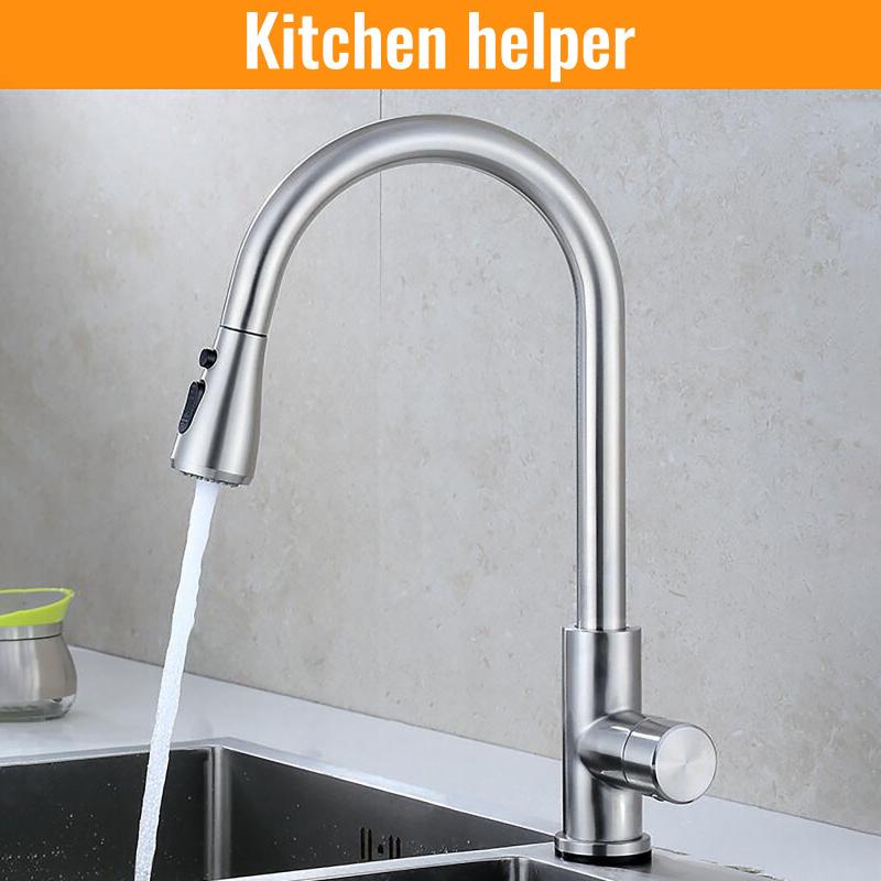 Intelligent Sensing 304 Stainless Steel Pull-out Hot Cold Faucet Kitchen Water Faucet Kitchen Cold Sink
Intelligent Sensing 304 Stainless Steel Pull-out Hot Cold Faucet Kitchen Water Faucet Kitchen Cold Sink