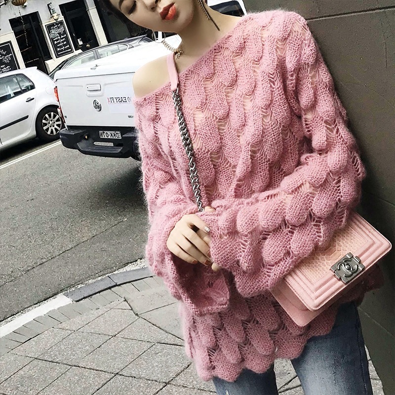 2021 New Oversized Hollow Out Long Sleeve Pullover Women Clothes Spring Autumn Pull Femme Loose Tops Streetwear Sweater Nma1, White;black
2021 New Oversized Hollow Out Long Sleeve Pullover Women Clothes Spring Autumn Pull Femme Loose Tops Streetwear Sweater Nma1, White;black