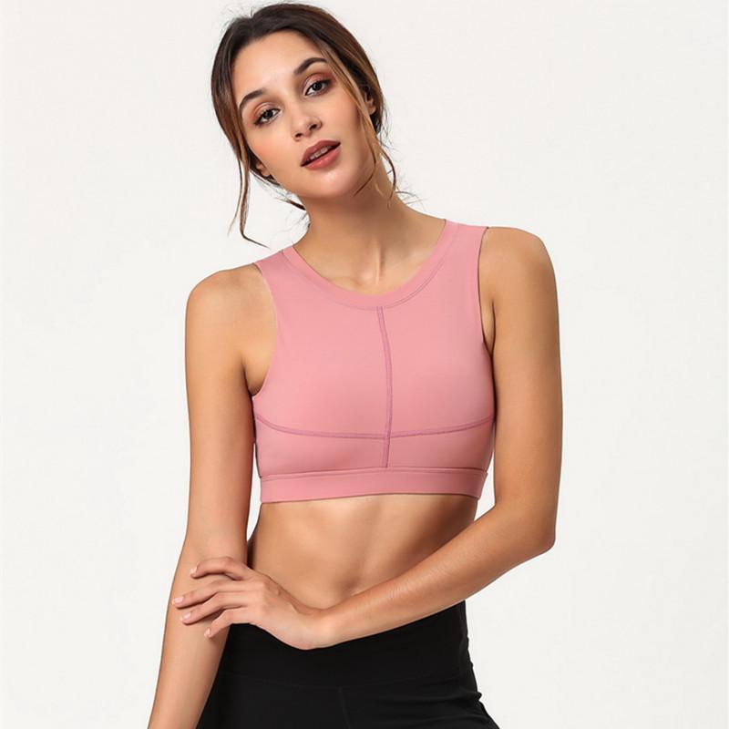 Ins net red new sanding nude beauty back yoga bra shockproof gathered sports bra elastic bands for fitness underwear bralette1, Pink
Ins net red new sanding nude beauty back yoga bra shockproof gathered sports bra elastic bands for fitness underwear bralette1, Pink