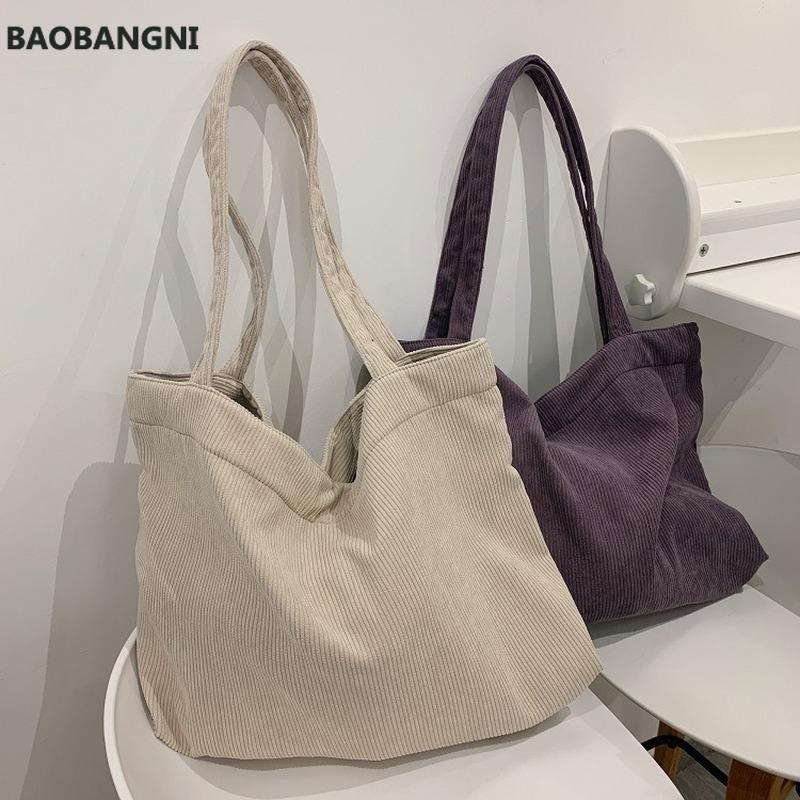 Corduroy Canvas Shoulder Shopping Bags for Women Shopper Daily Female Casual Large Capacity Travel Totes Bags Handbag Purses, Beige
Corduroy Canvas Shoulder Shopping Bags for Women Shopper Daily Female Casual Large Capacity Travel Totes Bags Handbag Purses, Beige