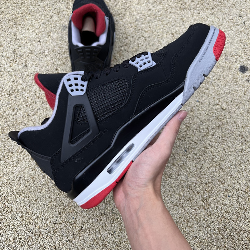 4 OG Bred Black Red Basketball Shoe 4s IV Kicks Men Sports Shoes Casual Sneakers Good Quality Trainers Kicks With Box 308497-060, Pay for extra lace
4 OG Bred Black Red Basketball Shoe 4s IV Kicks Men Sports Shoes Casual Sneakers Good Quality Trainers Kicks With Box 308497-060, Pay for extra lace