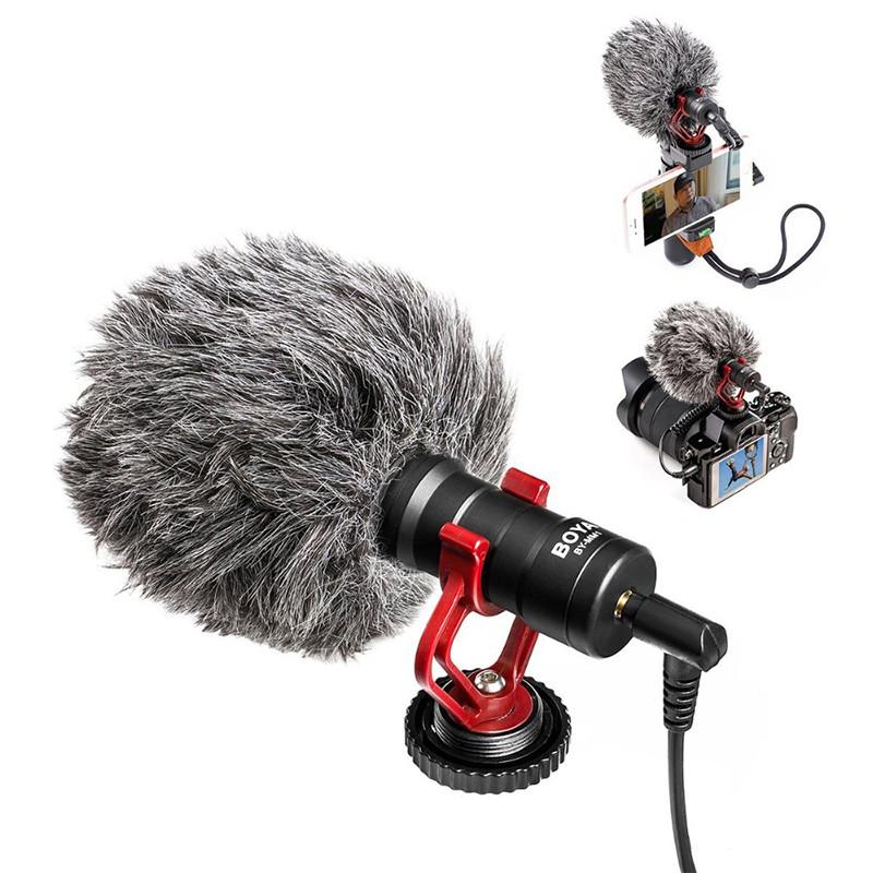 Microphones BOYA BY-MM1 MM1 Video Record Microphone For DSLR Camera Smartphone Osmo Pocket Youtube Vlogging Mic Android Phone
Microphones BOYA BY-MM1 MM1 Video Record Microphone For DSLR Camera Smartphone Osmo Pocket Youtube Vlogging Mic Android Phone