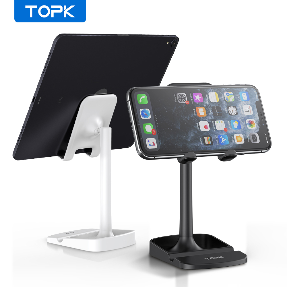 TOPK Phone Holder Stand Support Tablet Stand Desk for Phone 11 Pad Xiaomi Table Holder Portable Mobile Holder
TOPK Phone Holder Stand Support Tablet Stand Desk for Phone 11 Pad Xiaomi Table Holder Portable Mobile Holder