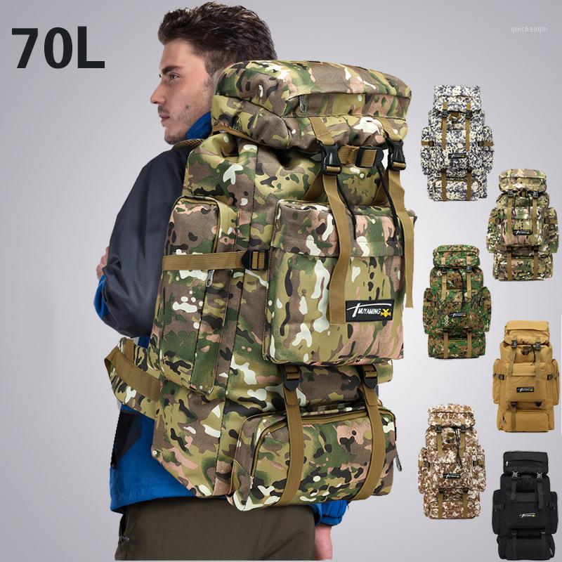 70L Outdoor Hiking Backpack Tactical Mountaineering Bolsa Large Waterproof Camouflage Camping Hunting Luggage Backpack1, Black
70L Outdoor Hiking Backpack Tactical Mountaineering Bolsa Large Waterproof Camouflage Camping Hunting Luggage Backpack1, Black