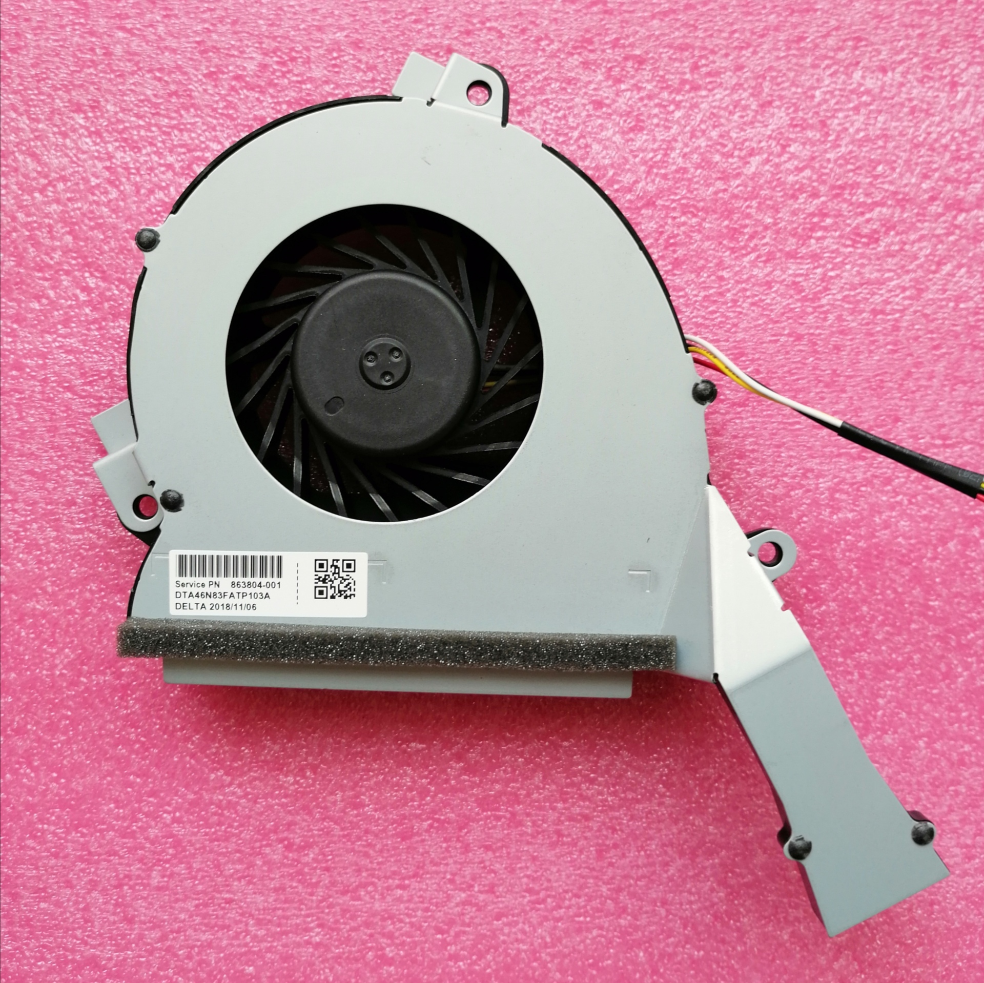 New original fan for HP Pavilion All IN One 24-B 24-B223W 24-B009 CPU cooling fan cooler 863804-001 NFB88C05M-001 5V 0.5A
New original fan for HP Pavilion All IN One 24-B 24-B223W 24-B009 CPU cooling fan cooler 863804-001 NFB88C05M-001 5V 0.5A