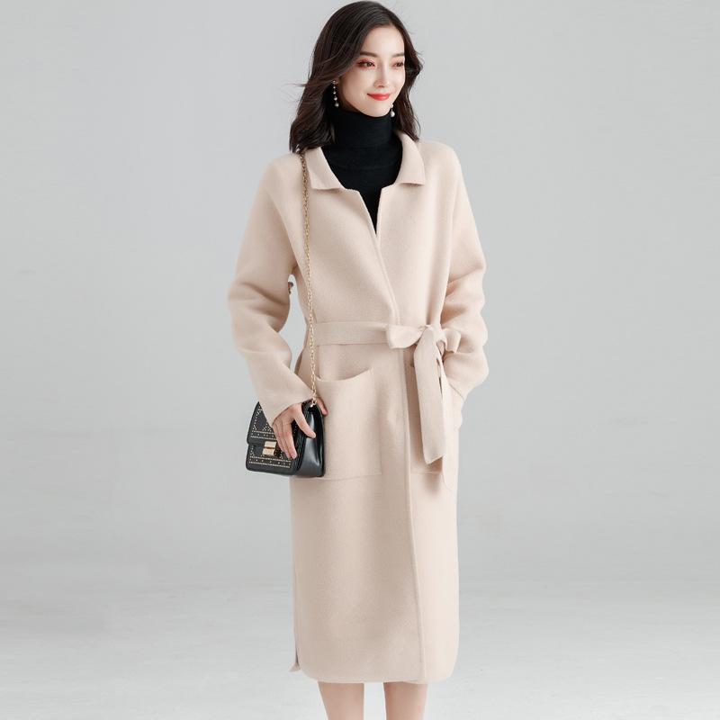 Office Lady Loose Womens Long Coats 2020 Winter Single Breasted Wool Blend Coat and Jacket Turn-down Collar Ladies Coats, Beige
Office Lady Loose Womens Long Coats 2020 Winter Single Breasted Wool Blend Coat and Jacket Turn-down Collar Ladies Coats, Beige