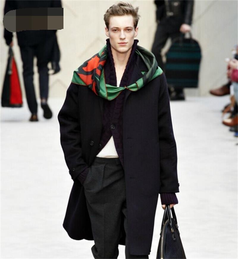 Men' woolen coat 2020 autumn and winter new fashion European and American show mid-length wide windbreaker jacket, Black
Men' woolen coat 2020 autumn and winter new fashion European and American show mid-length wide windbreaker jacket, Black