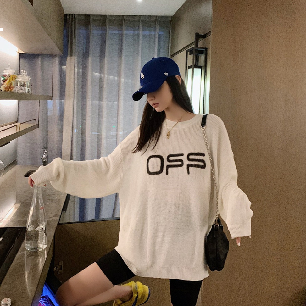 New 2021 New White Celebrity Oversized Pullover Sweater Style Fall and Winter Kpop Designer Luxury Woman Clothes 5nv3 G1YT, Black
New 2021 New White Celebrity Oversized Pullover Sweater Style Fall and Winter Kpop Designer Luxury Woman Clothes 5nv3 G1YT, Black