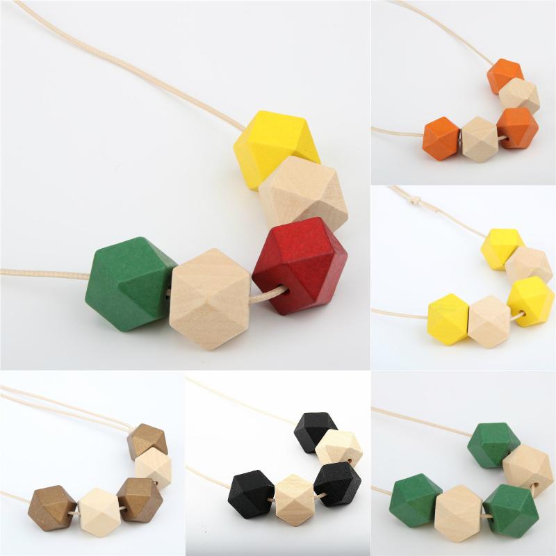 Pendant Necklaces 1pc Multicolor Diy Handmade Geometric Wood Beads Necklace Boho Chic Jewelry For Women Summer
Pendant Necklaces 1pc Multicolor Diy Handmade Geometric Wood Beads Necklace Boho Chic Jewelry For Women Summer