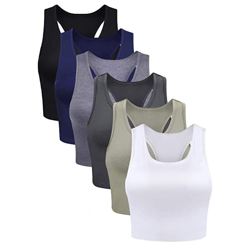 Women' Underwear Sports Bra Tube Crop Tops Solid Ladies Casual Tank Tops Fitness Running Exercise Vest Gym Jogging Blouse 6pcs, As shown
Women' Underwear Sports Bra Tube Crop Tops Solid Ladies Casual Tank Tops Fitness Running Exercise Vest Gym Jogging Blouse 6pcs, As shown