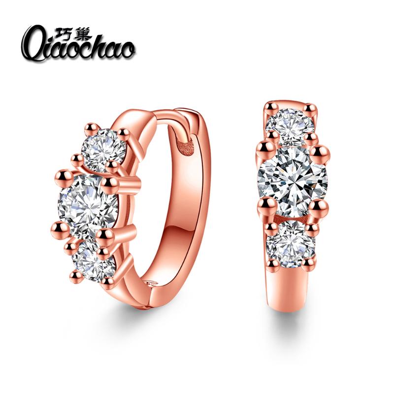 Hoop & Huggie Wholesale Luxury Sterling Sliver Earrings Flash CZ Zircon Ear Hoops 2 Colors For Women Brincos
Hoop & Huggie Wholesale Luxury Sterling Sliver Earrings Flash CZ Zircon Ear Hoops 2 Colors For Women Brincos