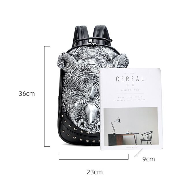 Cool Women 3D Owl Small Backpack High Quality Ladies Backpack Purse Cute Black Daypack for Girls boys bags