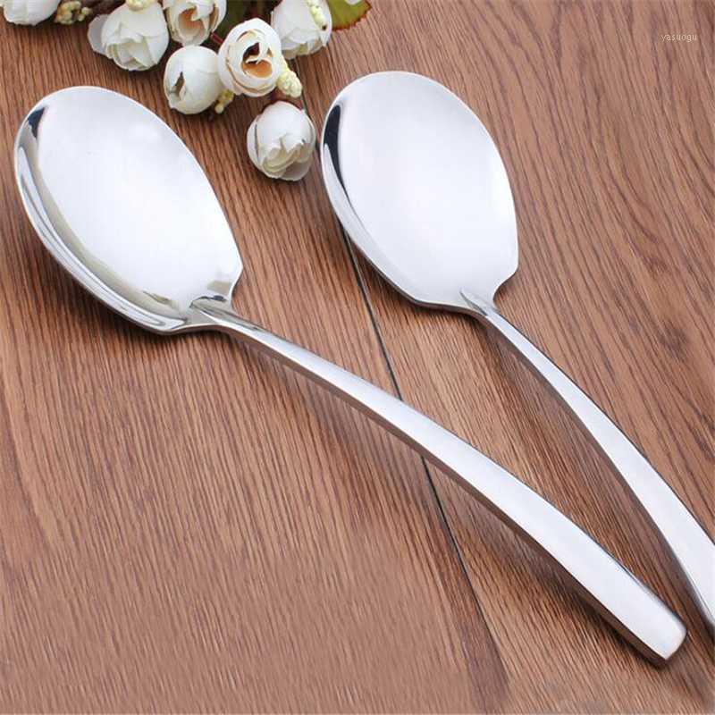 Thicken Dinner Dish Soup Rice Western Restaurant Bar Cafe Public Spoon Large Stainless Steel Round Head Buffet Serve Spoon 1Pc1
Thicken Dinner Dish Soup Rice Western Restaurant Bar Cafe Public Spoon Large Stainless Steel Round Head Buffet Serve Spoon 1Pc1