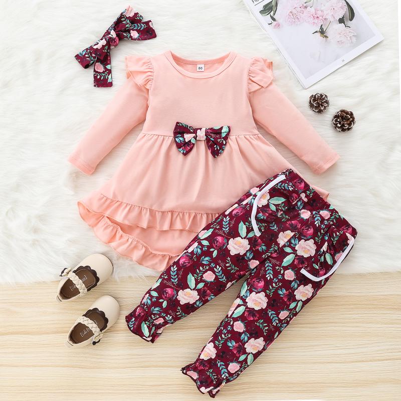 Clothing Sets FOCUSNORM 3pcs Autumn Lovely Kids Girls Clothes Ruffles Long Sleeve Bow Dress Tops Flowers Printed Pants Headband 1-5Y, White
Clothing Sets FOCUSNORM 3pcs Autumn Lovely Kids Girls Clothes Ruffles Long Sleeve Bow Dress Tops Flowers Printed Pants Headband 1-5Y, White