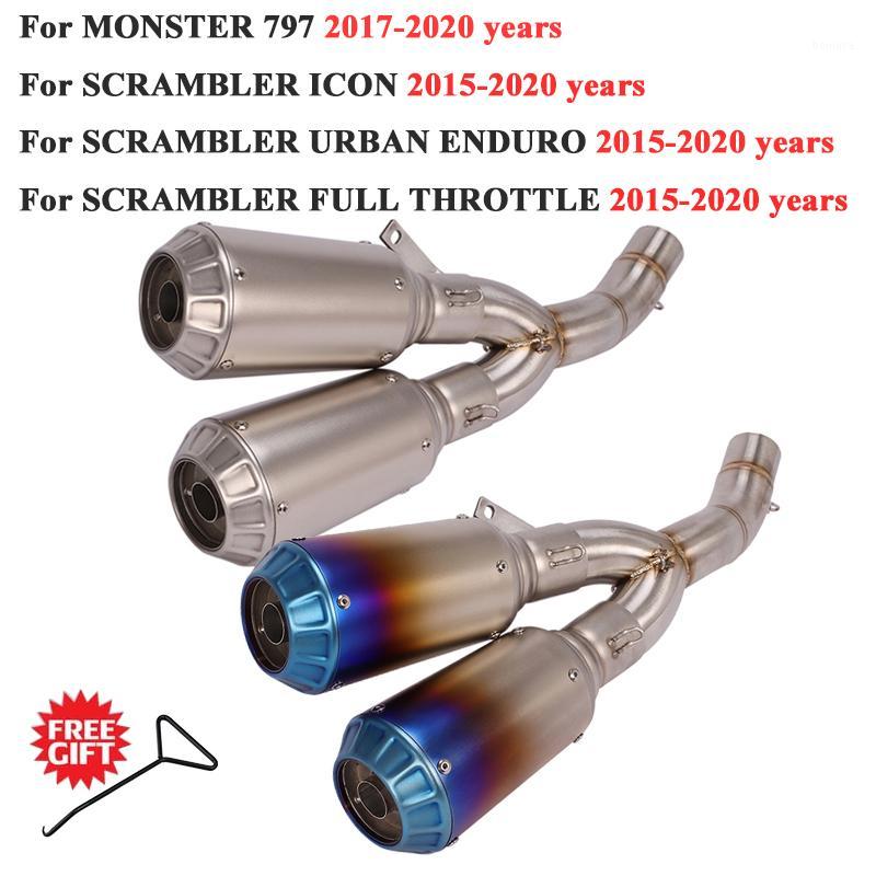 Slip On For 800 797 Motorcycle Exhaust Escape Modified Middle Tube Link Pipe Double Muffler DB Killer1
Slip On For 800 797 Motorcycle Exhaust Escape Modified Middle Tube Link Pipe Double Muffler DB Killer1