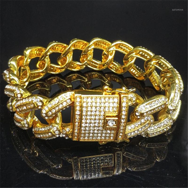 18mm hot sale Hip Hop Iced Out Bling CZ Men Bracelet fashion 20cm long Miami Cuban Link bracelets male Hiphop jewelry gifts1
18mm hot sale Hip Hop Iced Out Bling CZ Men Bracelet fashion 20cm long Miami Cuban Link bracelets male Hiphop jewelry gifts1