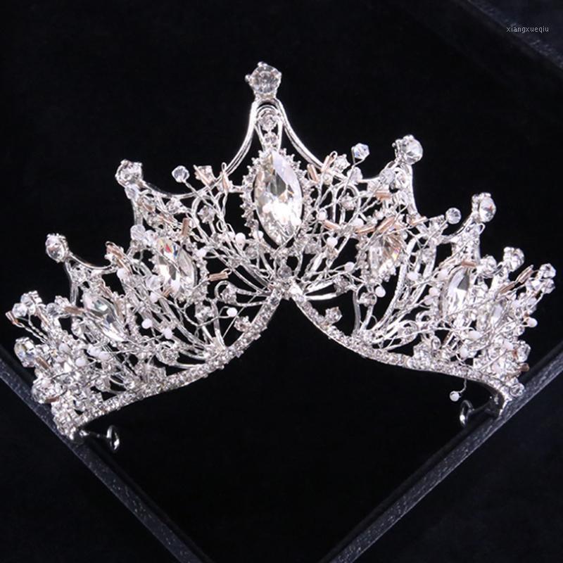 Hair Clips & Barrettes Baroque Crown Girls Wedding Accessories Gems Bridal Tiara Bride Hairwear, Golden;silver
Hair Clips & Barrettes Baroque Crown Girls Wedding Accessories Gems Bridal Tiara Bride Hairwear, Golden;silver