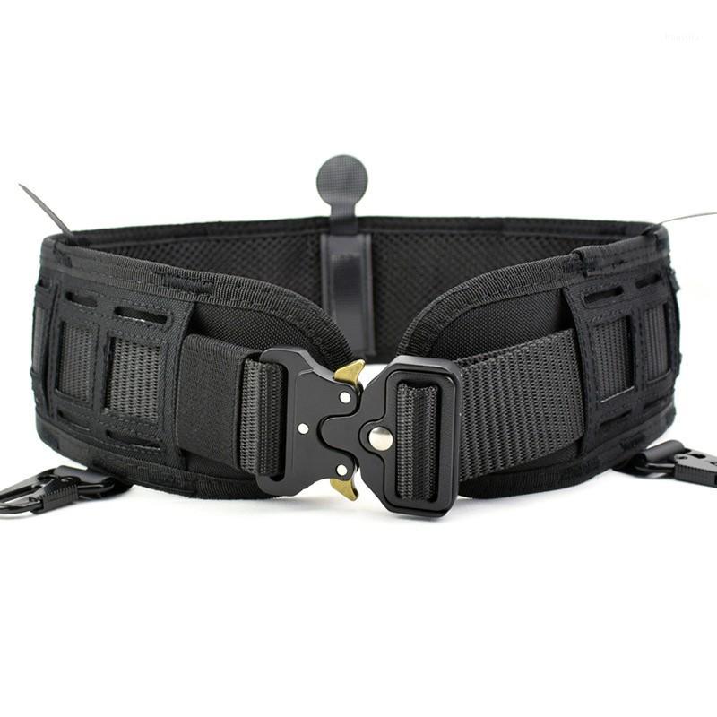 Tactical Belt Molle Girdle Hunting Wargame Paintball Padded Belts Army Waist Support Inner & Outer Combat Belt1, Black
Tactical Belt Molle Girdle Hunting Wargame Paintball Padded Belts Army Waist Support Inner & Outer Combat Belt1, Black