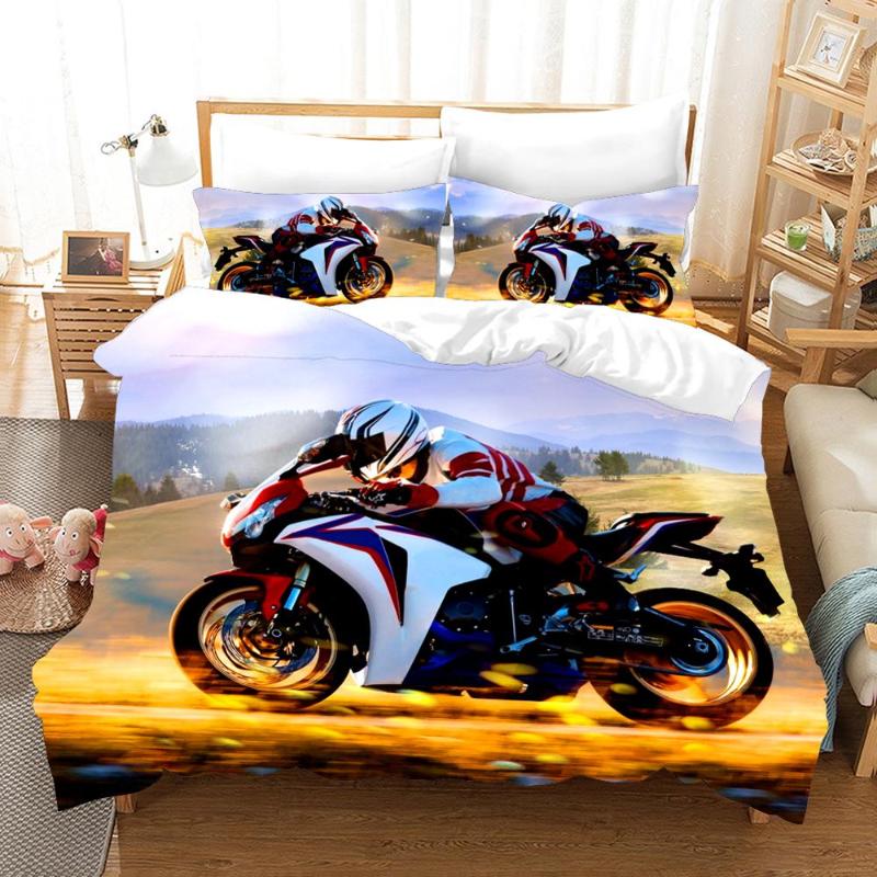 Motocross Racing 3D Printed Duvet Cover Set Motorcycle Bed Linens Full Queen King Size Bedding Set Bedclothes Home Textile, Dj2
Motocross Racing 3D Printed Duvet Cover Set Motorcycle Bed Linens Full Queen King Size Bedding Set Bedclothes Home Textile, Dj2