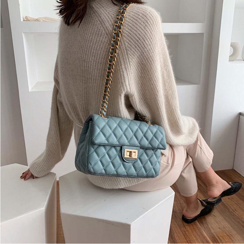 Women Leather Hand Bag 2021 Small Chains Diamond Lattice Shoulder Crossbody Bags Female Women's Handbags Sac A Main, Black
Women Leather Hand Bag 2021 Small Chains Diamond Lattice Shoulder Crossbody Bags Female Women's Handbags Sac A Main, Black