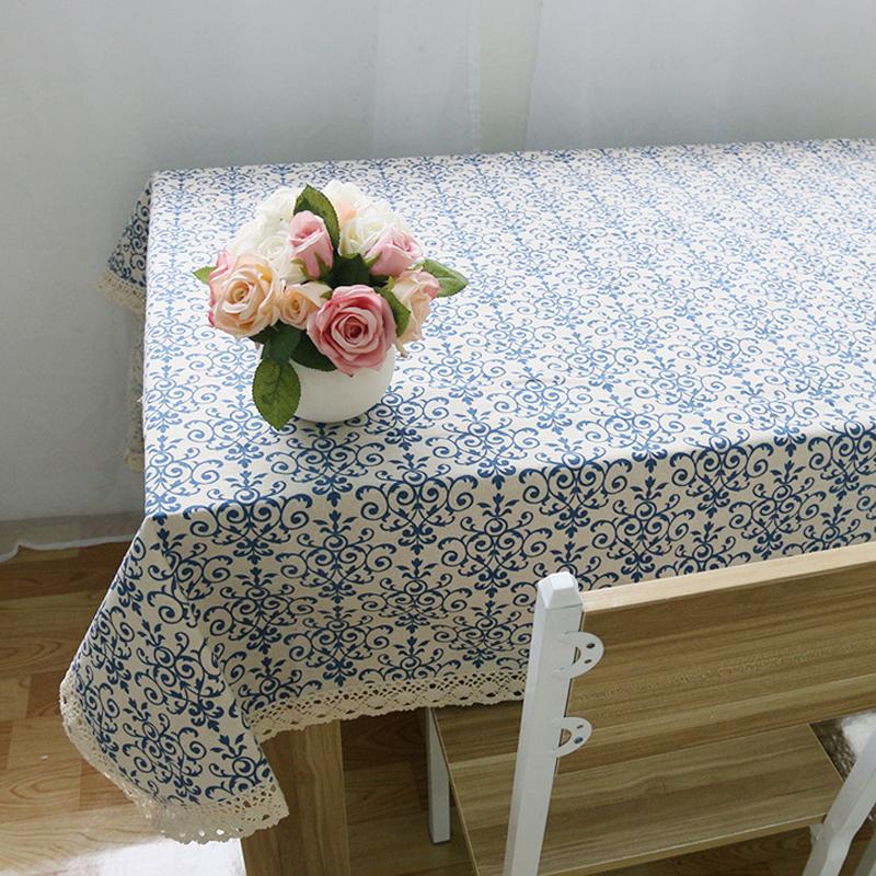 Floral Table Cloth Dinner Rectangular Antiderapant Tablecloth Home Kitchen Tischdecke Decor Flower Table Cover Lace Tassel, As picture 
Floral Table Cloth Dinner Rectangular Antiderapant Tablecloth Home Kitchen Tischdecke Decor Flower Table Cover Lace Tassel, As picture