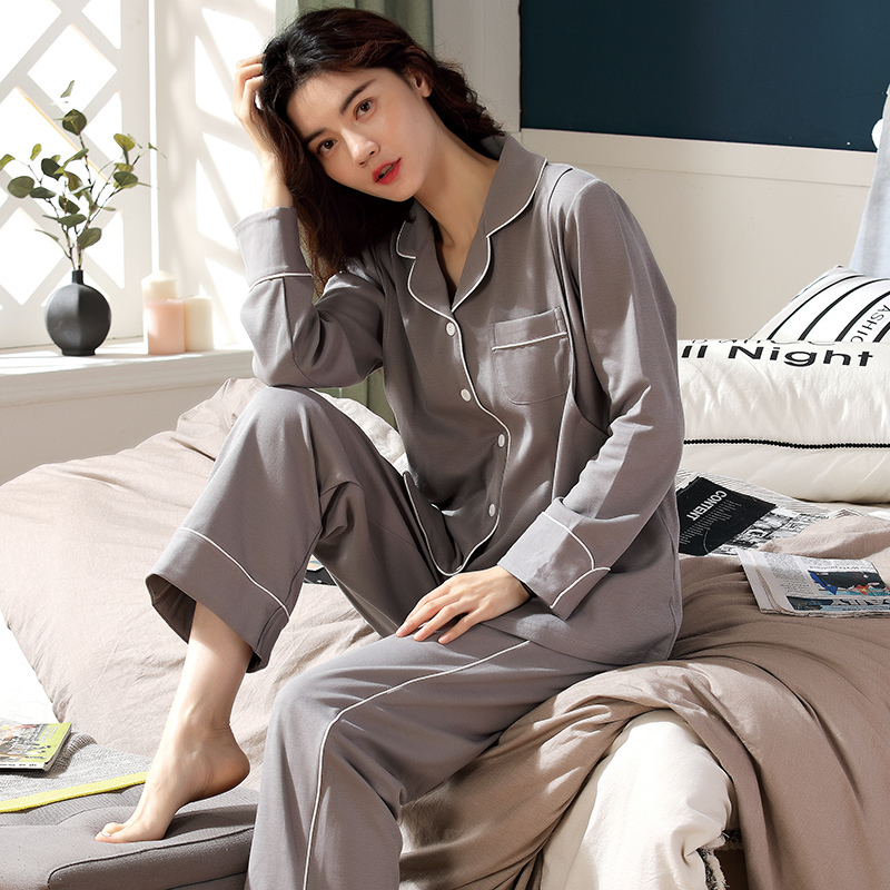 Autumn Winter Cotton Maternity Nursing Pajamas Breast Feeding Nightwear Clothes for Pregnant Women Pregnancy Sleepwear Suits LJ201120