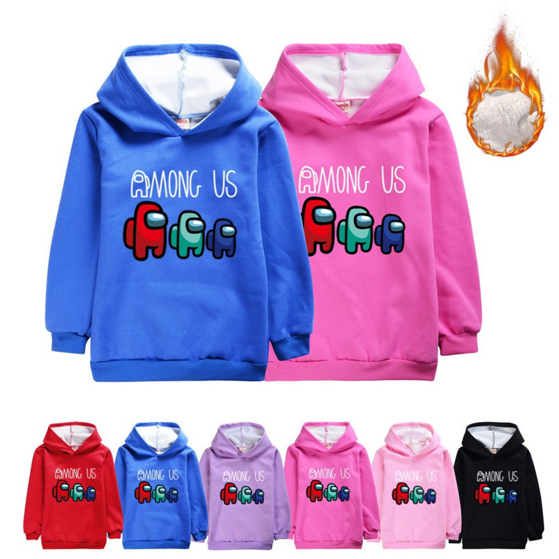 Among US toddler girl winter Thick clothes baby sweatshirt velvet Clothing kids hoodie boys cashmere warm christmas 2020 outfits LJ201127, M1909-gray
Among US toddler girl winter Thick clothes baby sweatshirt velvet Clothing kids hoodie boys cashmere warm christmas 2020 outfits LJ201127, M1909-gray