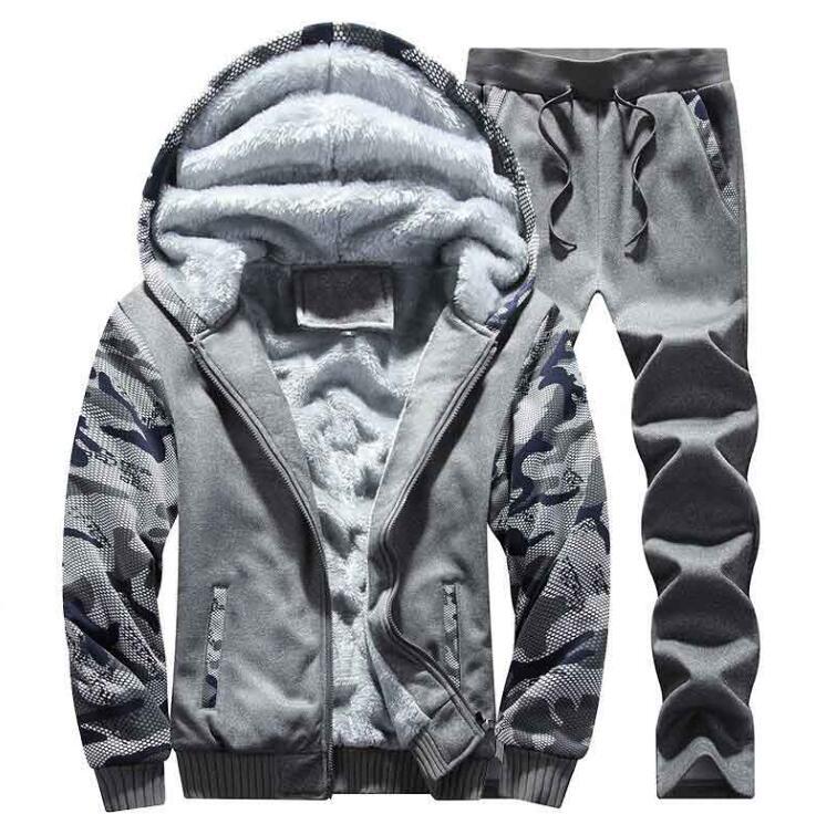 Men's Tracksuit Winter Mens Warm Set Fleece Track Suits for Men Brand Thicken Clothing Mens Suits Male Big Size 4XL, Light grey
Men's Tracksuit Winter Mens Warm Set Fleece Track Suits for Men Brand Thicken Clothing Mens Suits Male Big Size 4XL, Light grey