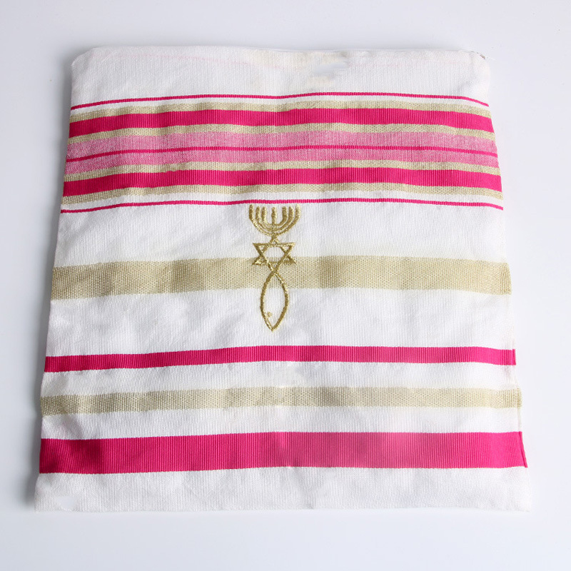 50*180cm Tallit Prayer Shawl Polyester Talit with Zipper Bag Tallis Israeli Praying Scarfs Adult for Men Women Shawls and Wraps 201026