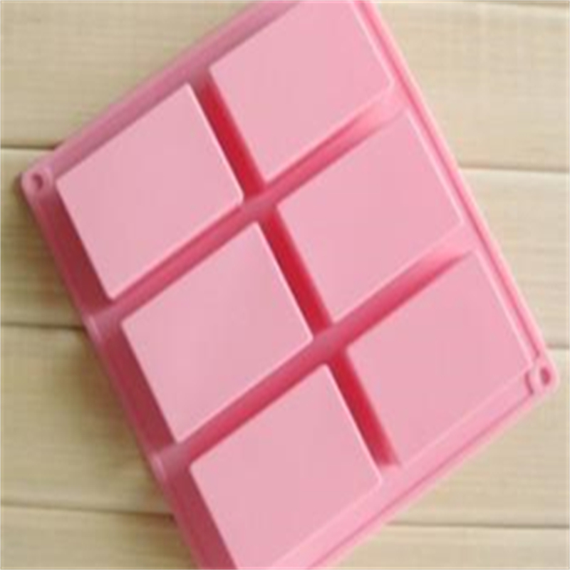 Baking Moulds 85525cm square Silicone Baking Mould Cake Pan Molds Handmade Biscuit Soap mold2561287