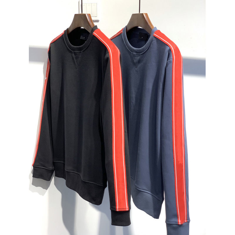 Mens casual long-sleeved round neck sweater mens fashion sports sweater pullover, 342-black
Mens casual long-sleeved round neck sweater mens fashion sports sweater pullover, 342-black