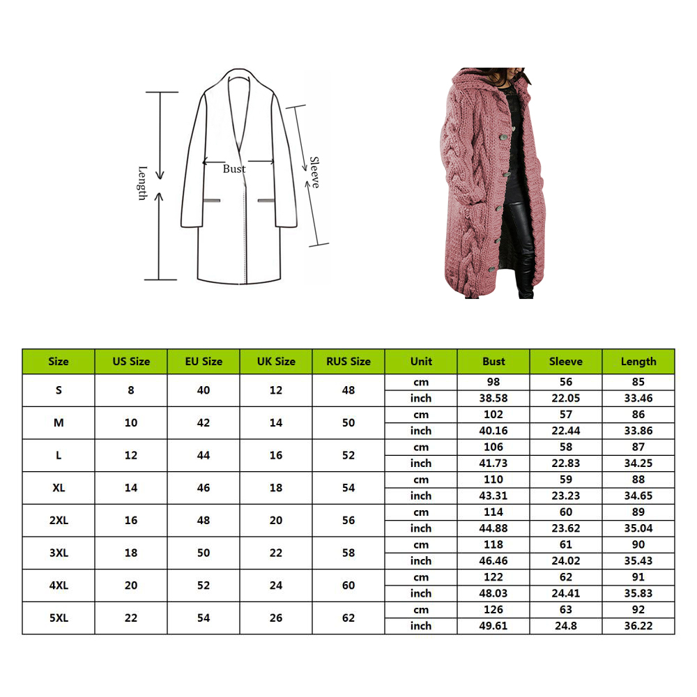Women's Sweaters Winter Fashion Long Casual Loose Sweater Female Autumn Cardigans Single Breasted Puff Hooded Coat Plus 201225