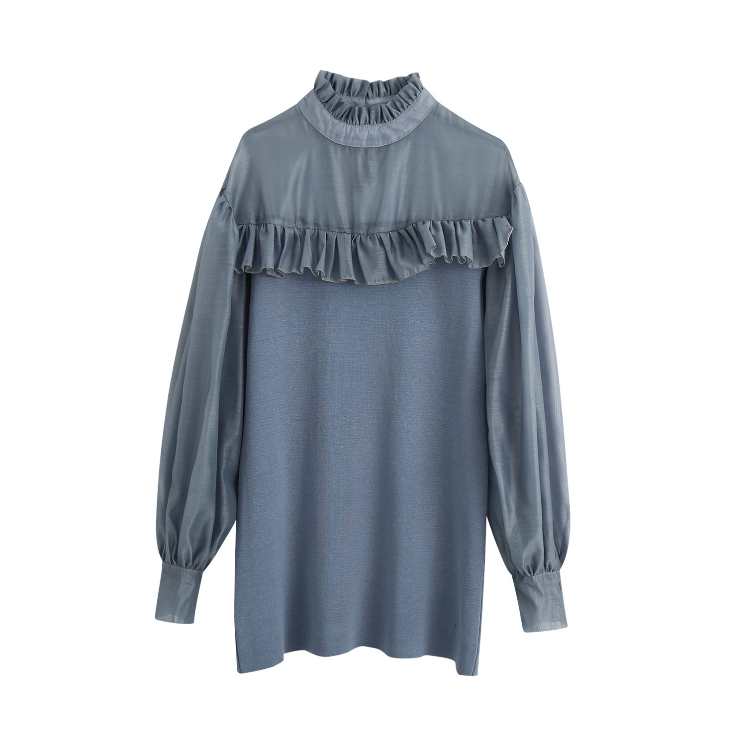 2021 New European and American women's new style wholesale long-sleeved organza knitted dress R9LB, Clear
2021 New European and American women's new style wholesale long-sleeved organza knitted dress R9LB, Clear