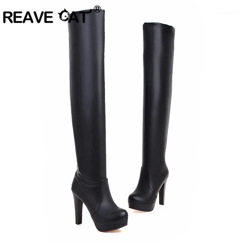 REAVE CAT Big Size 34-43 Over Knee Women Boots Spring High Heels Platform Shoes Woman Thigh High Boots botas muje Pu A10361, Black velvet
REAVE CAT Big Size 34-43 Over Knee Women Boots Spring High Heels Platform Shoes Woman Thigh High Boots botas muje Pu A10361, Black velvet