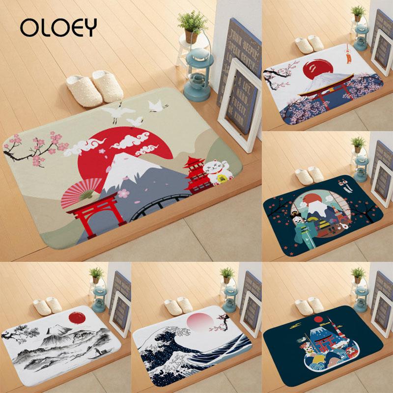 Fuji Mountain Printing Floor Mat Door Mat 40x60cm Velvet Bathroom Non-slip Rug Kitchen Living Room Floor Decorative, H04
Fuji Mountain Printing Floor Mat Door Mat 40x60cm Velvet Bathroom Non-slip Rug Kitchen Living Room Floor Decorative, H04