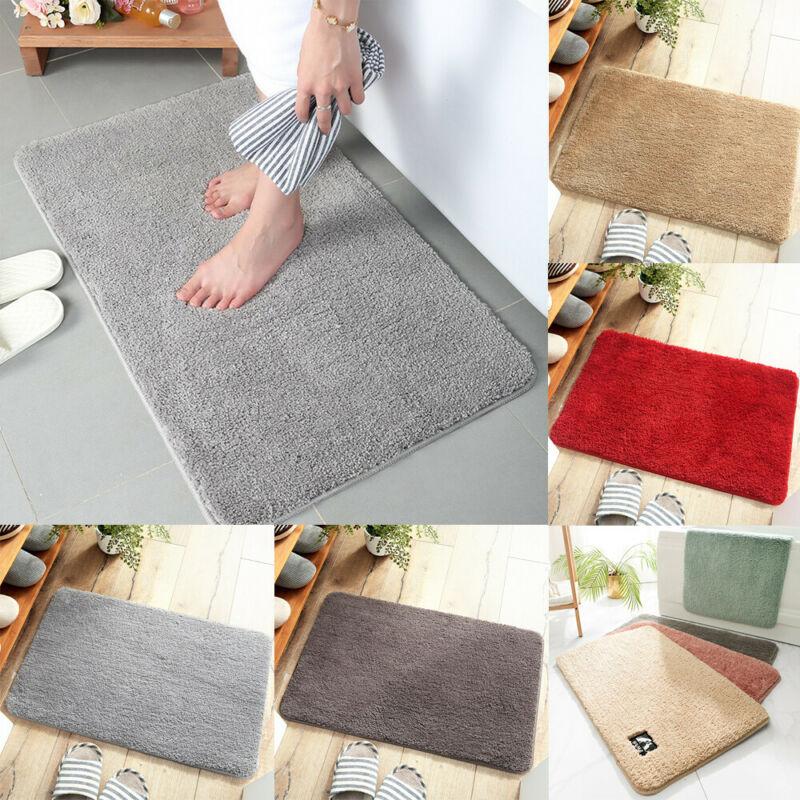 Soft Microfibre Shaggy Non Slip Absorbent Bath Mat Bathroom Shower Rugs Carpet Solid Kitchen Bedroom Mat Home Textile Carpet, Red
Soft Microfibre Shaggy Non Slip Absorbent Bath Mat Bathroom Shower Rugs Carpet Solid Kitchen Bedroom Mat Home Textile Carpet, Red