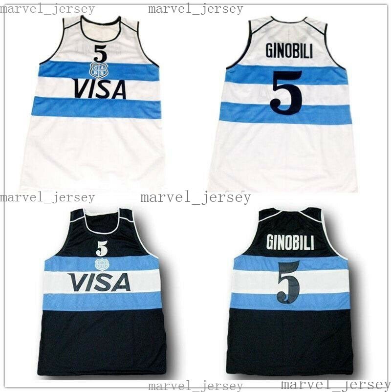 cheap Manu Ginobili #5 Team Argentina Basketball Jerseys Stitched White Navy MEN WOMEN YOUTH XS-5XL, Black
cheap Manu Ginobili #5 Team Argentina Basketball Jerseys Stitched White Navy MEN WOMEN YOUTH XS-5XL, Black