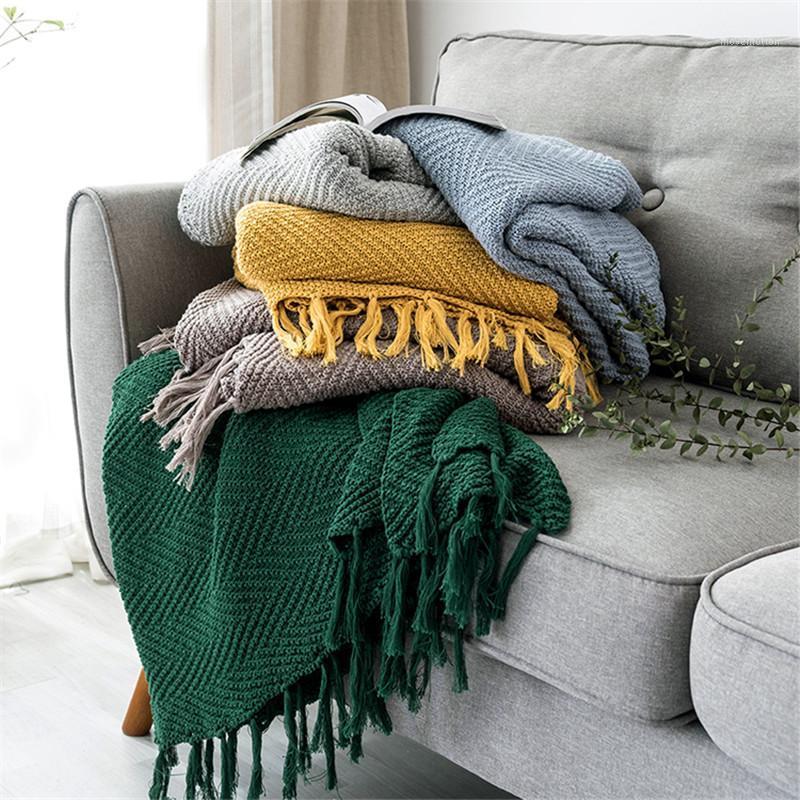 Tassel knitted blanket Z pattern Solid color Cotton thread blanket Air Conditioning lunch break Sofa cover Office1
Tassel knitted blanket Z pattern Solid color Cotton thread blanket Air Conditioning lunch break Sofa cover Office1