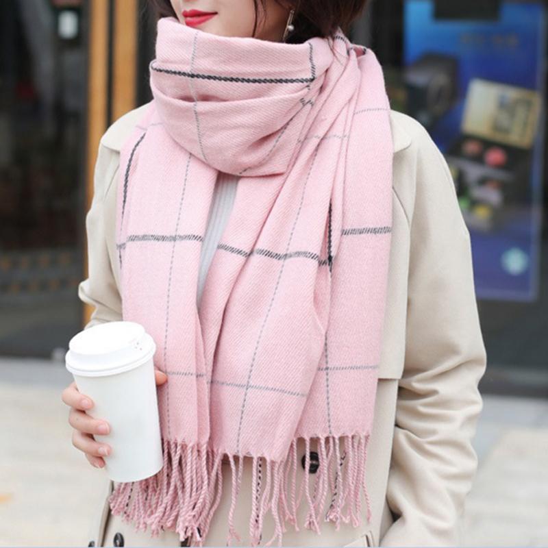 Fashion Autumn And Winter Plaid Scarf Thickened Warm Cashmere Scarves Shawls Women Scarf Echarpe Foulard 200*70cm
Fashion Autumn And Winter Plaid Scarf Thickened Warm Cashmere Scarves Shawls Women Scarf Echarpe Foulard 200*70cm